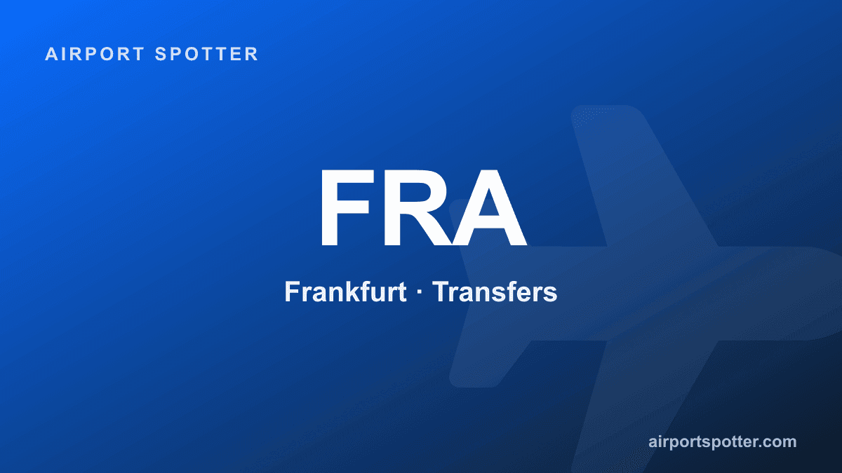 Frankfurt Airport to the City: S-Bahn, Train or Taxi Compared